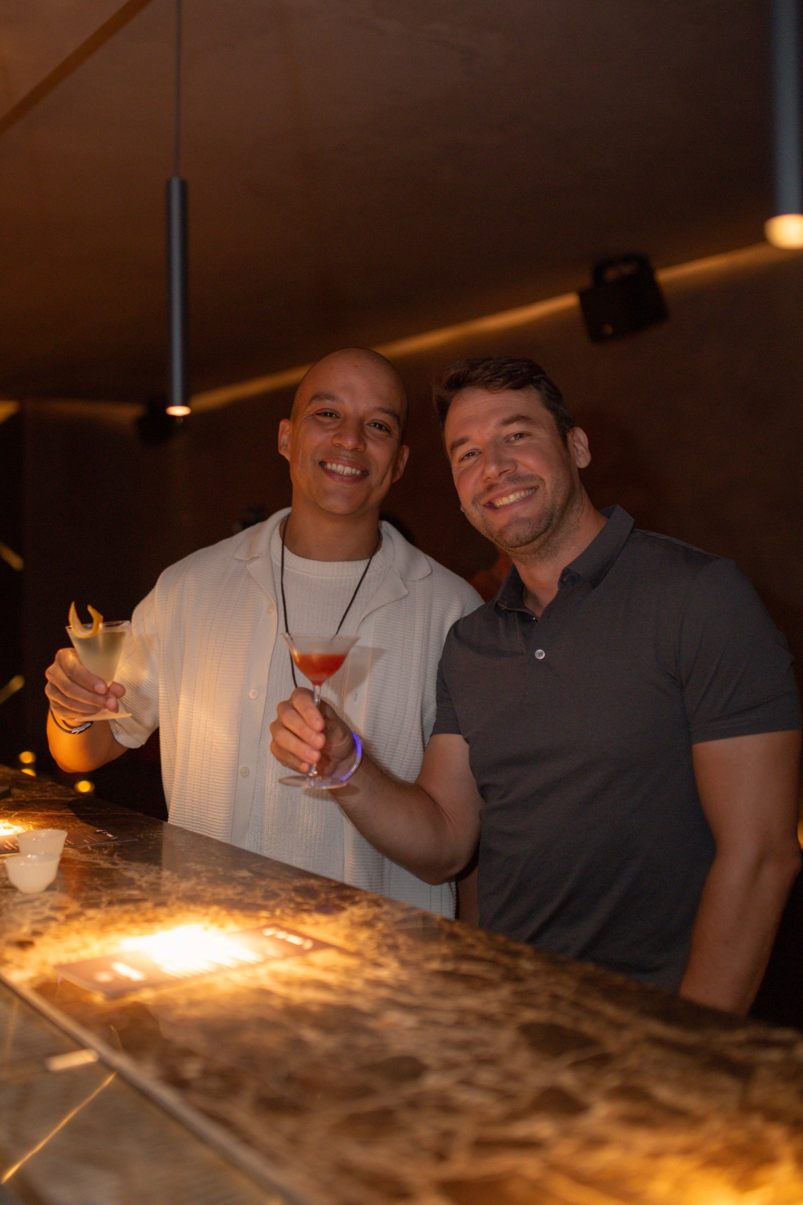 A group of guests in Bar Rasa's intimate seating area.